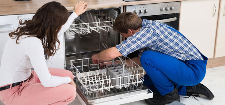 Sharp microwave-installation in Harrison, NJ