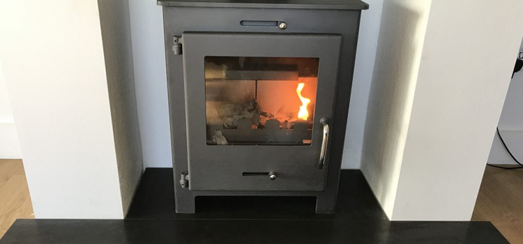 Sharp Wood Burning Stove Installation in Harrison, NJ